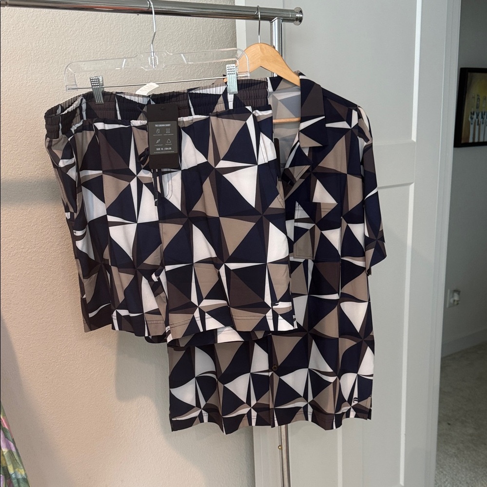 Fabletics 2 piece cabana set men’s xl